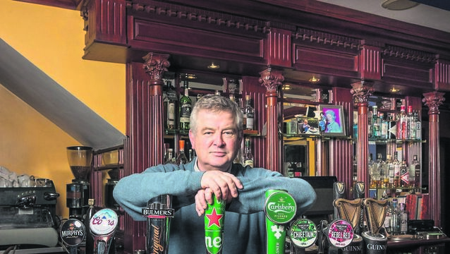 <p class="contextmenu internal_Caption">David Fitzgibbon behind the bar at Aherne’s Townhouse &amp; Seafood Bar in Youghal, Co. Cork (below) 	<span class="contextmenu emphasis CaptionCredit"> Pictures: David Creedon</span>
            </p>