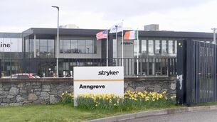 <p>Some staff returned to Stryker’s six Cork facilities on Friday, bringing laptops with them to be repaired. Picture: Larry Cummins</p>