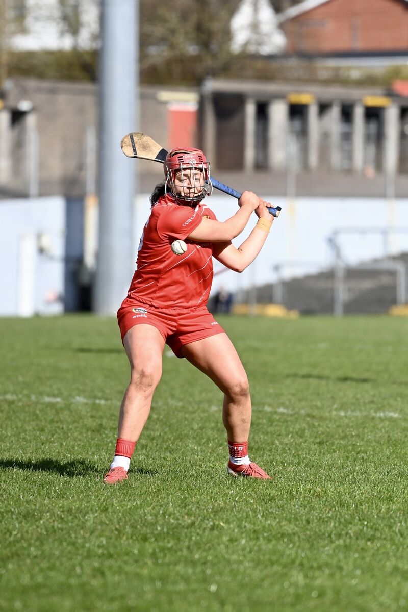  Sorcha McCartan fires over a free. Picture: Larry Cummins