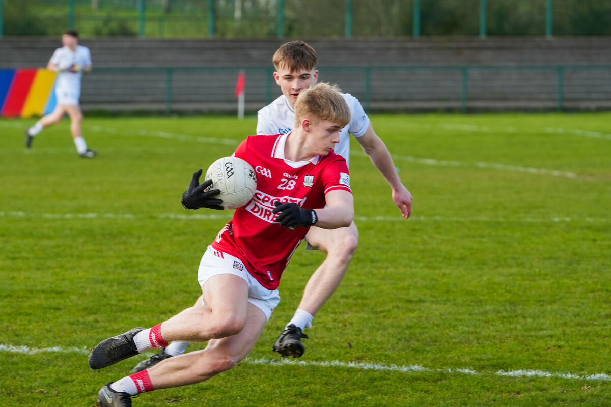 Luke O'Neill of Cork in possession. Picture: Noel Sweeney