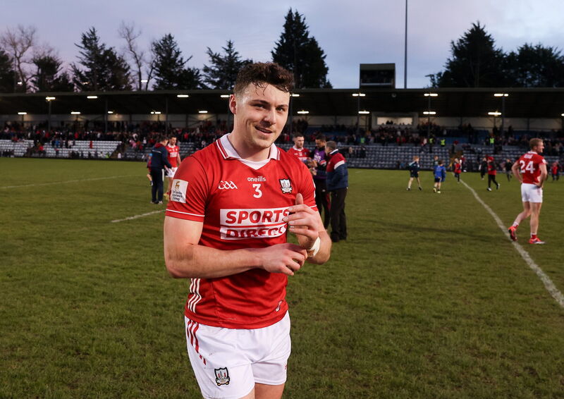 Daniel O'Mahony of Cork after the win over Kildare. Picture: Michael P Ryan/Sportsfile Daniel O'Mahony of Cork after the win over Kildare. Picture: Michael P Ryan/Sportsfile