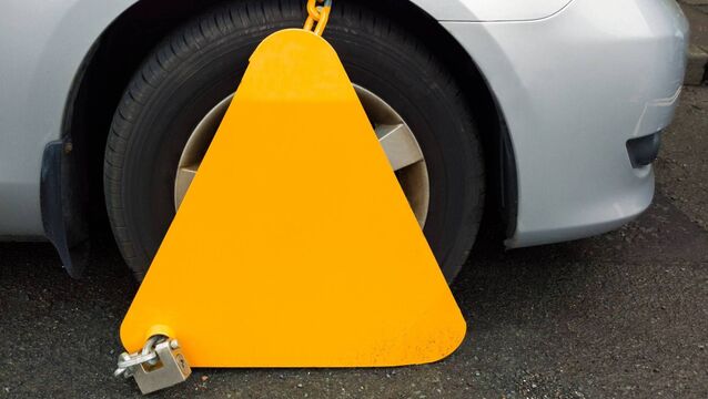 <p>The accused was given a six-month sentence for causing criminal damage to the wheel clamp. File image.</p> <p>The accused was given a six-month sentence for causing criminal damage to the wheel clamp. File image.</p>