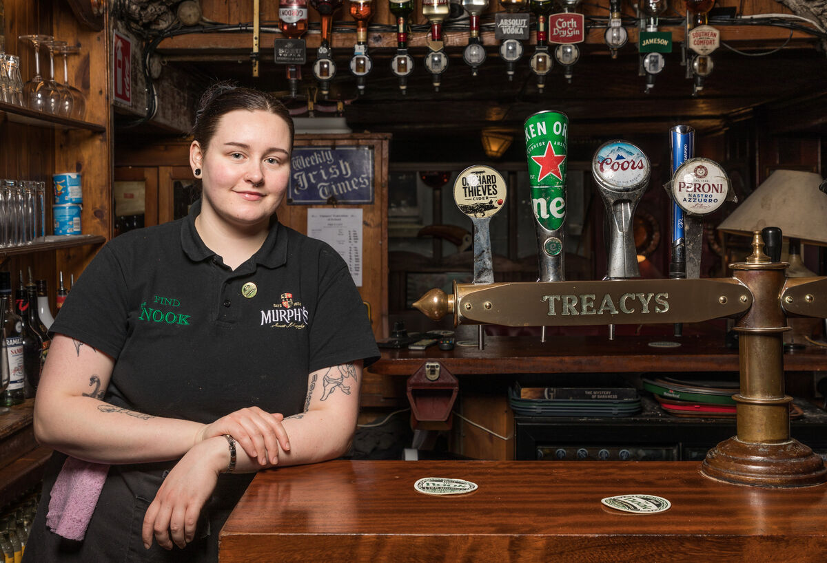 Bar assistant Cameron Smyth. Picture: David Creedon