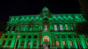 Landmarks light up in green across the world as parade preparations underway