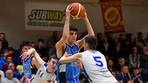 <p>Eli Lenihan scored 14 points for Neptune in their loss to Eanna. Picture: Brendan Moran/Sportsfile</p>