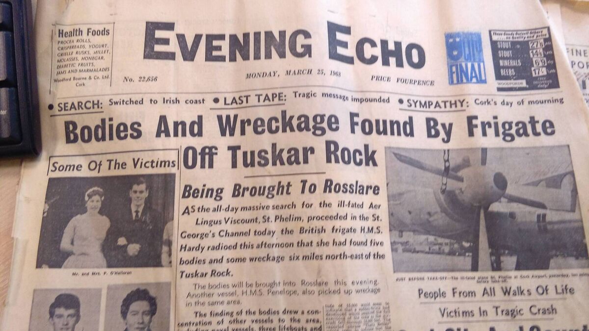 How the Echo reported the Tuskar Rock disaster.