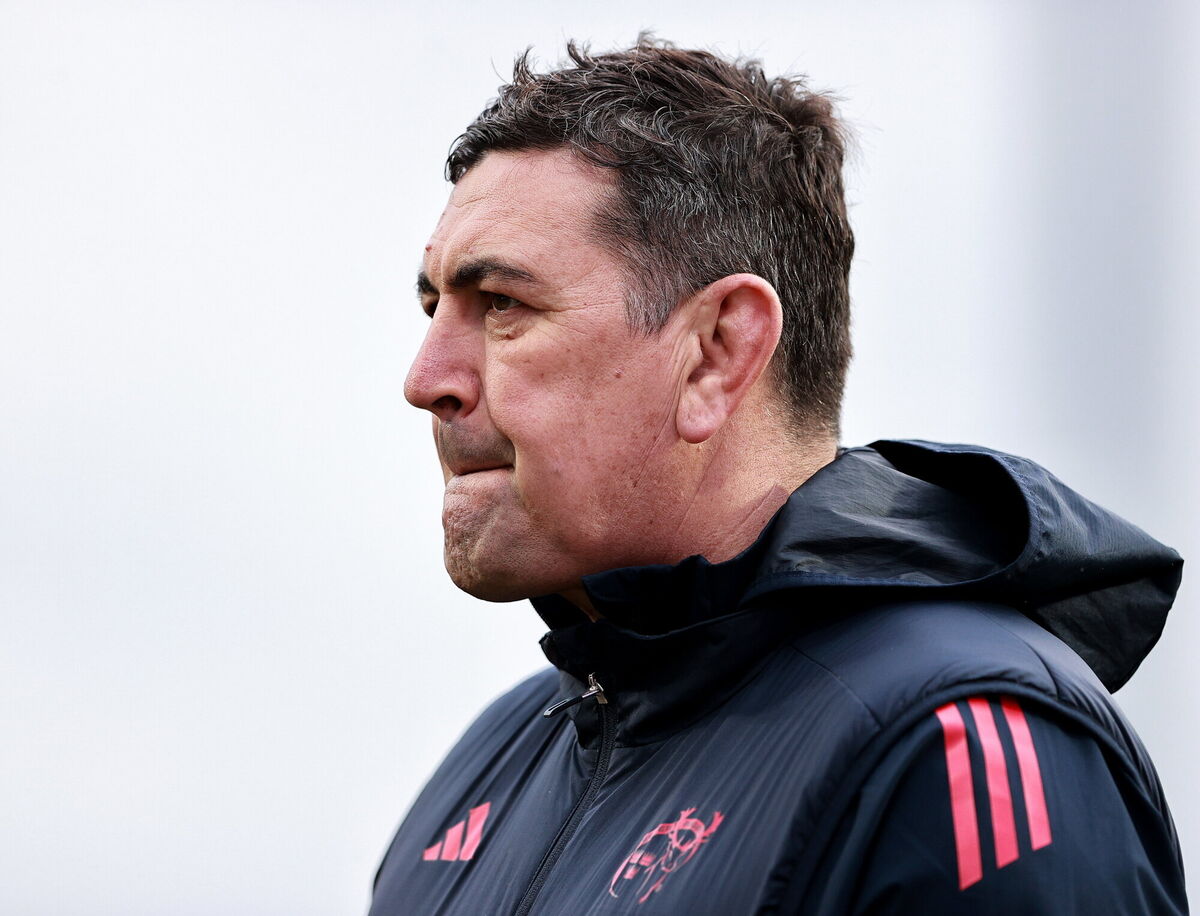 Munster head coach Clayton McMillan. Picture: Thomas Flinkow/Sportsfile Munster head coach Clayton McMillan. Picture: Thomas Flinkow/Sportsfile