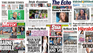 What the papers say: Friday's front pages