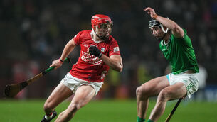 <p>Ciarán Joyce of Cork in action against Limerick in last year's Allianz HL Division 1A clash at SuperValu Páirc Uí Chaoimh. Picture: Inpho/James Lawlor</p>