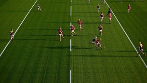 <p>A general view of action during the U17 hurling challenge match between Cork and Wexford at SuperValu Páirc Ui Chaoimh. Picture: Tyler Miller/Sportsfile</p> <p>A general view of action during the U17 hurling challenge match between Cork and Wexford at SuperValu Páirc Ui Chaoimh. Picture: Tyler Miller/Sportsfile</p>