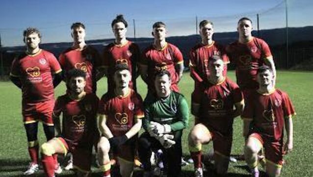 <p>Business League: ISF Ballyphehane Celtic knocked five-time winners Doolan’s Cow out of the Grandon’s Toyota Shield at Gortnaglough Community Park. Picture: Nikki Joyce</p>