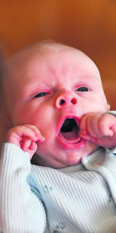 Baby Sonny Bermingham, the youngest member of the Lane family