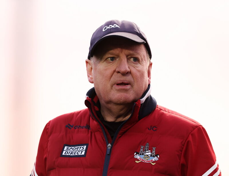Cork manager John Cleary. Picture: Michael P Ryan/Sportsfile