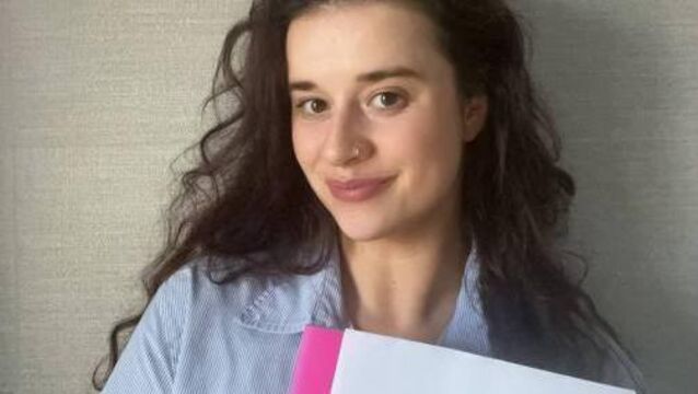 <p class="contextmenu internal_Caption">Ciara Ní Tuathaigh, a theatre maker and actress</p>