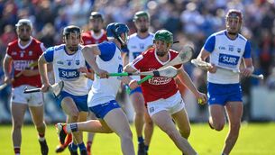 <p>Cork's Séamus Harnedy tries to get past Iarlaith Daly of Waterford in the 2024 Munster SHC clash at Walsh Park. Picture: Brendan Moran/Sportsfile</p>