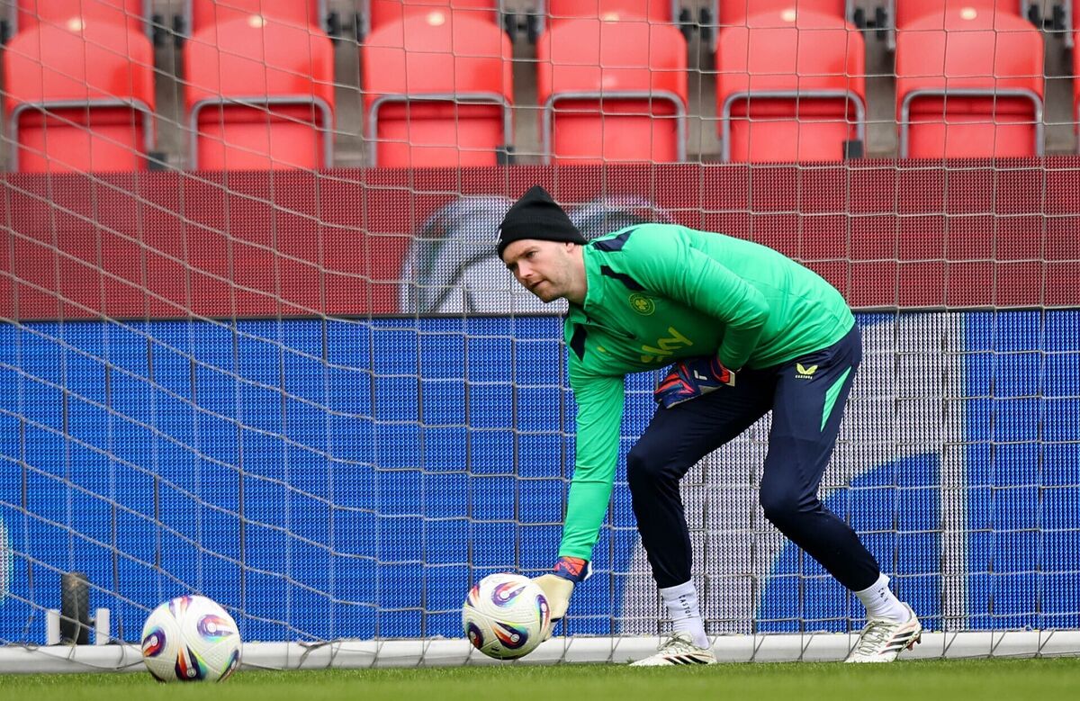 Republic of Ireland goalkeeper Caoimhin Kelleher Republic of Ireland goalkeeper Caoimhin Kelleher