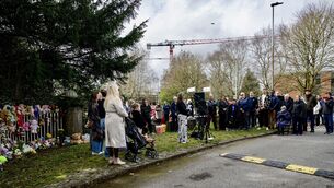 <p>Scores of people gathered at Bessborough Mother and Baby Home, Blackrock, Cork for a vigil to protest Cork City Council’s approval of 140 apartments despite concerns over the burial places of 923 children. Picture Chani Anderson</p> <p>Scores of people gathered at Bessborough Mother and Baby Home, Blackrock, Cork for a vigil to protest Cork City Council’s approval of 140 apartments despite concerns over the burial places of 923 children. Picture Chani Anderson</p>