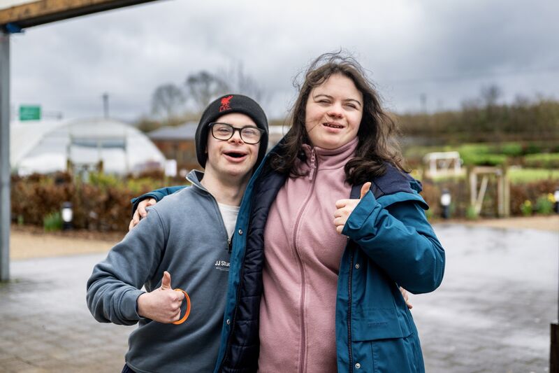  Firm friends Adam O’Callaghan and Katie Sheerin pictured together at the Field of Dreams in Cork. Picture Chani Anderson