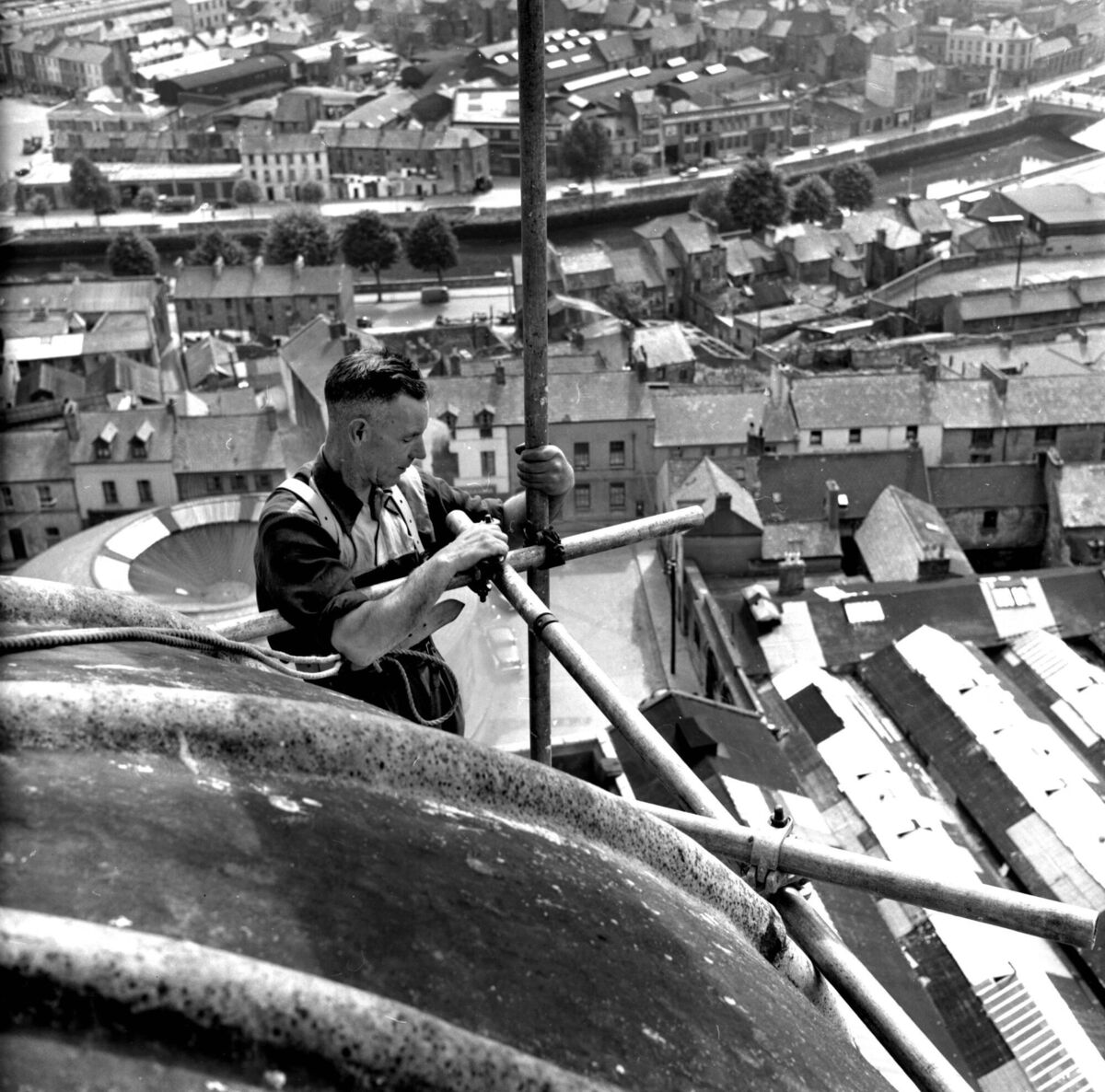 The 300-year-old icon Cork needs regular maintenance including the work captured here in an August 1959 photo. Picture: Irish Examiner Archive The 300-year-old icon Cork needs regular maintenance including the work captured here in an August 1959 photo. Picture: Irish Examiner Archive
