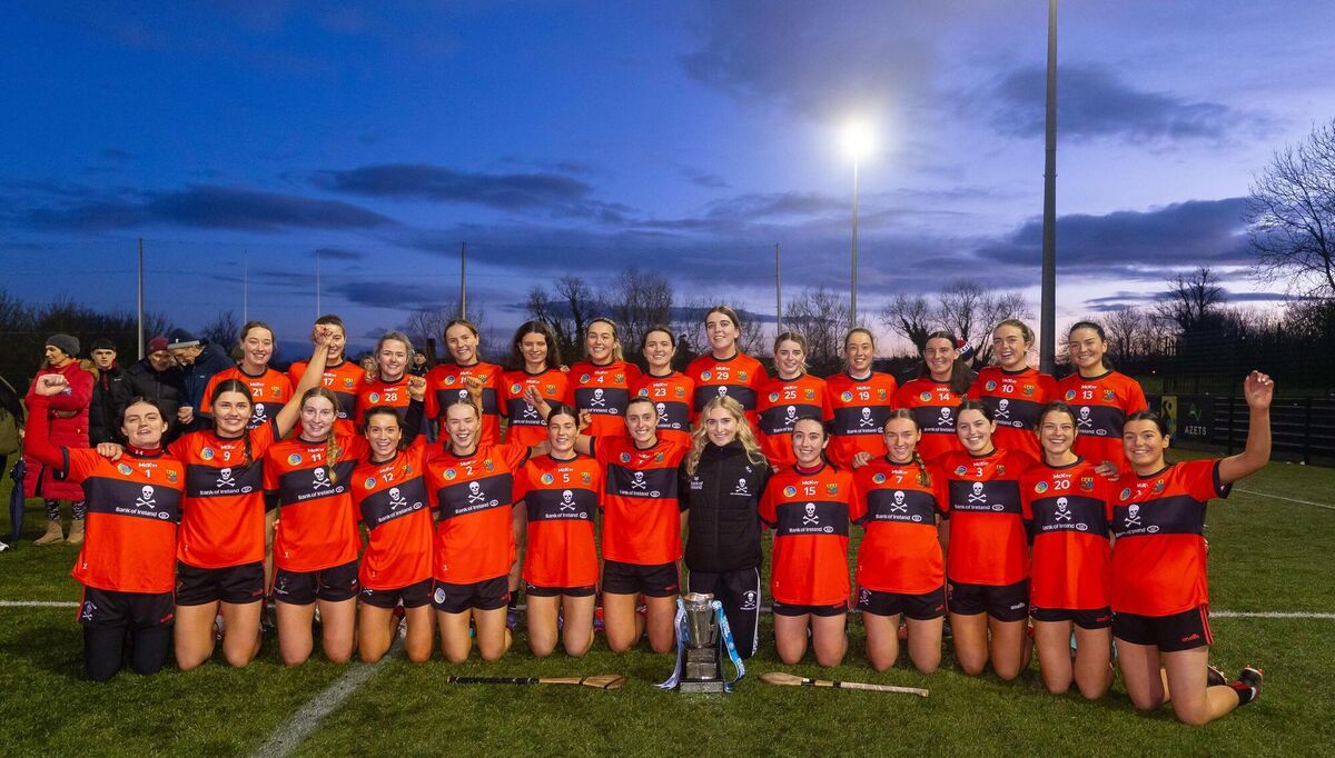 UCC celebrate with the Ashbourne Cup. Picture: INPHO/Tom O’Hanlon