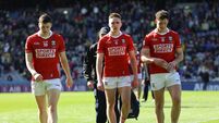Rory Maguire, Tommy Walsh and Colm O'Callaghan dejected 29/3/2026