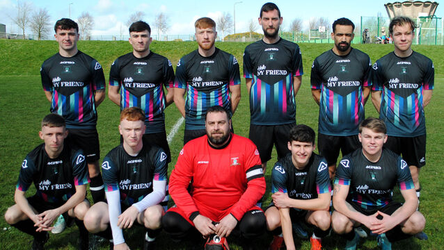 <p>Knocknaheeny Celtic beat Glenthorn Celtic in the third round of the FAI Junior Cup at Kilmore Road. Picture: Barry Peelo.</p>