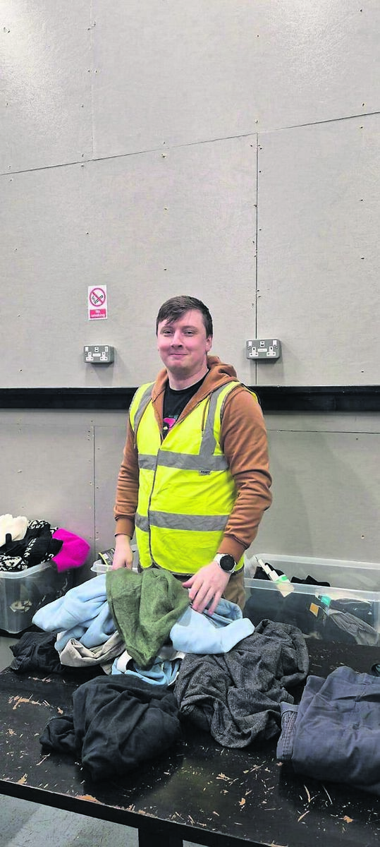 One of the volunteers at the Homeless Help &amp; Support Cork hub in Kryl’s Quay, Cork city