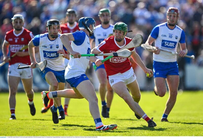 Cork's Séamus Harnedy tries to get past Waterford's Iarlaith Daly at Walsh Park in 2024 - the limited capacity there means smaller allocations for clubs. Picture: Brendan Moran/Sportsfile