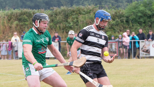 <p>Midleton's Patrick White gathers the sliothar ahead of Killeagh's Patrick O'Brien during last year's RedFM Hurling League Division 2 final in Castlemartyr - the sides meet in Division 1 tonight. Picture: Howard Crowdy</p>