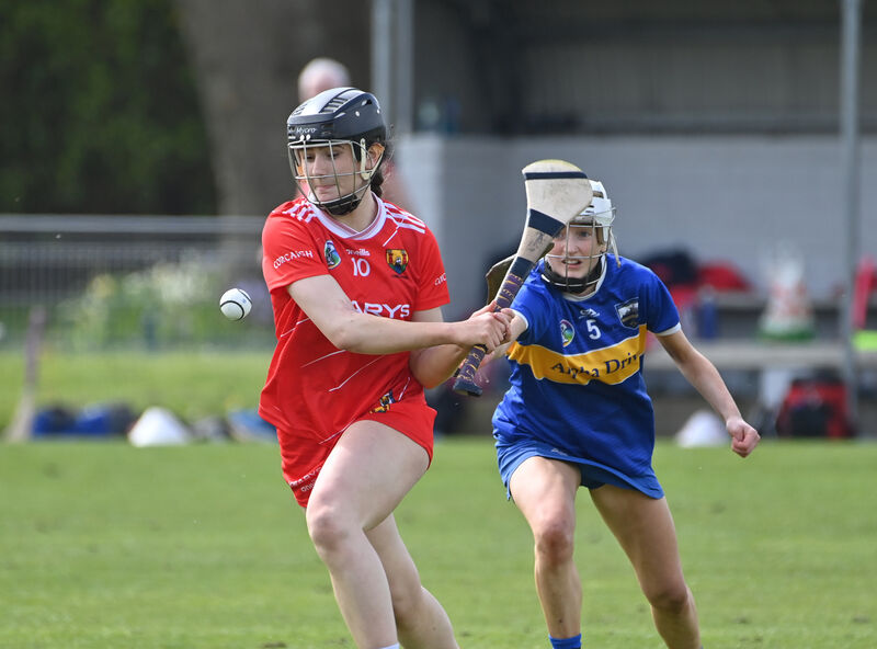 Rachel Murphy, pictured in action against Tipperary's Emma Kennedy, was another to impress against Galway. Picture: Dan Linehan