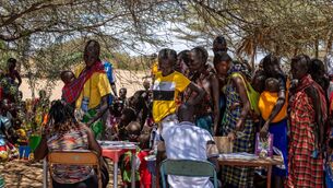 <p>At a health clinic in Nang'olekuruk. Picture: Eugene Ikua/Concern Worldwide</p>