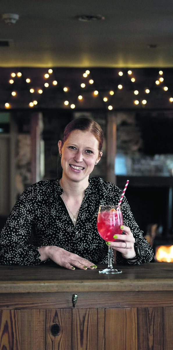 Manager Alzbeta Belkova at The Thatched Inn in Ladysbridge, a pub renowned for its iconic thatched roof. 	 Picture: Chani Anderson
                    