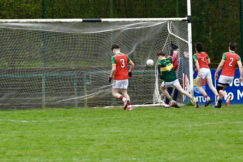 Lee Kelly scores a goal for St Michael's against Kiltha Óg. Picture: Noel Sweeney Lee Kelly scores a goal for St Michael's against Kiltha Óg. Picture: Noel Sweeney