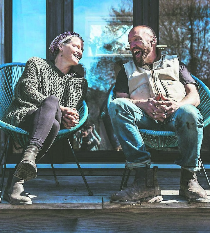 Matt Mills and partner Melanie, who own Goleen Harbour Eco Resort