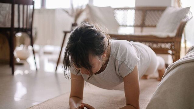 <p>“If you’re working at home, you can pull yourself away from your desk and go into a different room, and put a five or ten-minute timer on and pick three or four exercises to do within that time frame,” says Simmons.	<span class="contextmenu emphasis CaptionCredit">Picture: Alamy/PA</span>
            </p>