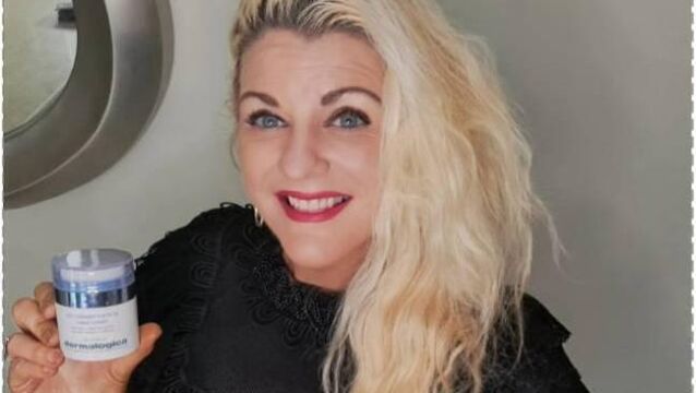 <p>Emer O’Callaghan wearing a black top and leather pants from Brown Thomas, Cork. Make-up is Master Colors Paris with the new Dermalogica Collagen Water Cream, €83, available now at Emerald Beauty Clinic, 021 4365949. Postage options available</p>