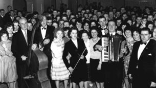 <p>Patrons at the Palm Court Ballroom in Cork, pictured in 1962, which was a popular spot in the city for dancing.</p>