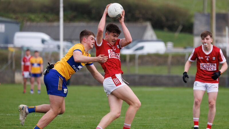 Cork’s Danny Miskella and Clare’s Seán Fennell in action in 2024. Picture: Eamon Ward Cork’s Danny Miskella and Clare’s Seán Fennell in action in 2024. Picture: Eamon Ward