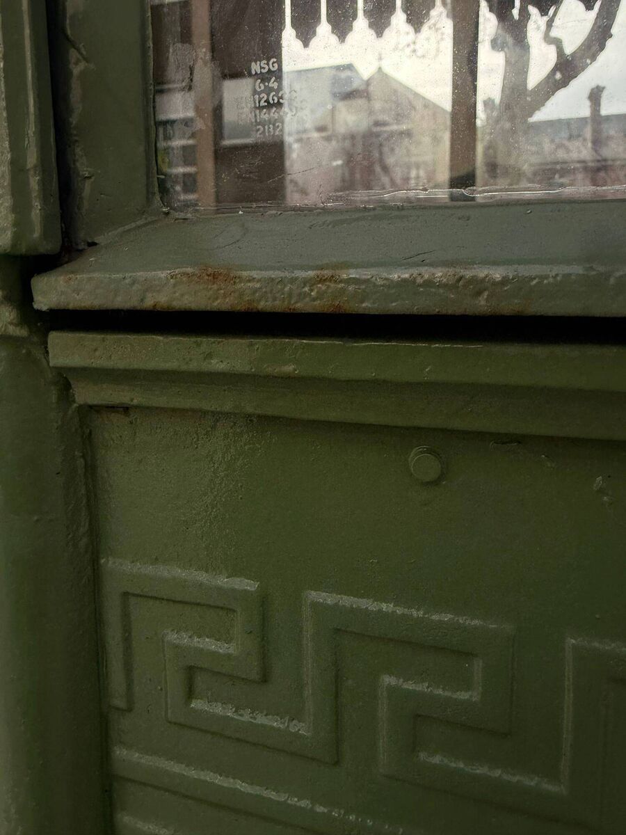 The €400,000 'Fireman's Rest' appears to be rusting.