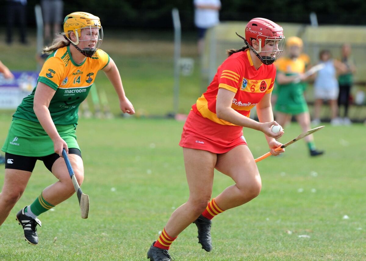 Newcestown and UCC's Claire Kingston, right, was named on the Camogie Third Level Rising Stars Team of the Year. Picture Denis Minihane Newcestown and UCC's Claire Kingston, right, was named on the Camogie Third Level Rising Stars Team of the Year. Picture Denis Minihane