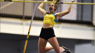 <p>Clodagh vaulting her way to a national senior title</p> <p>Clodagh vaulting her way to a national senior title</p>