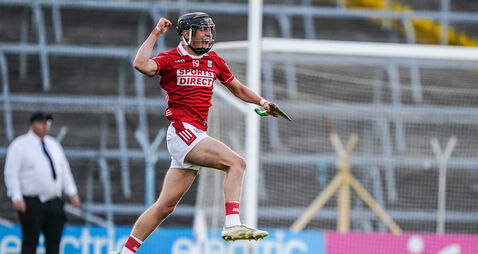 Inpho Sam Ring celebrates scoring a goal 16/5/2025