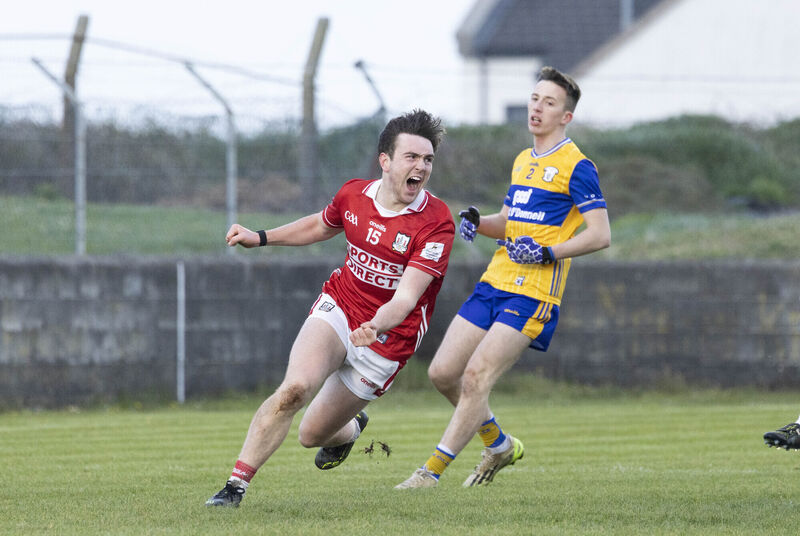 Cork's Danny Miskella celebrates his goal against Clare. Picture: Eamon Ward Cork's Danny Miskella celebrates his goal against Clare. Picture: Eamon Ward