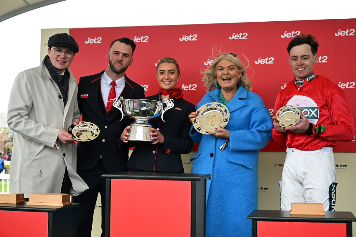 Home By The Lee and J.JSlevin win The Jet2 Liverpool Hurdle (Grade 1) for trainer Joseph O'Brien for owner Sean O'Driscoll. Home By The Lee and J.JSlevin win The Jet2 Liverpool Hurdle (Grade 1) for trainer Joseph O'Brien for owner Sean O'Driscoll.