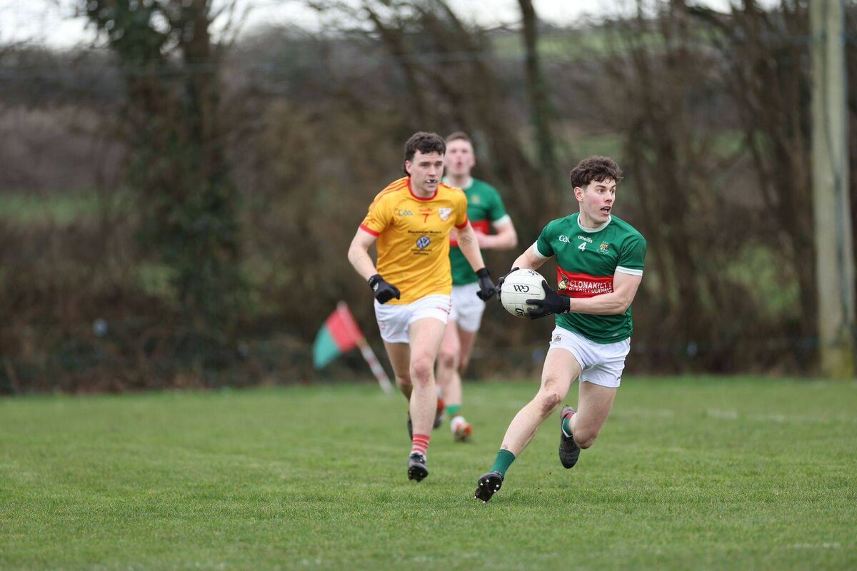 Daniel Darragh in action for Clonakilty against Éire Óg last year. Picture: Gary Moult, Cork Sports Photography