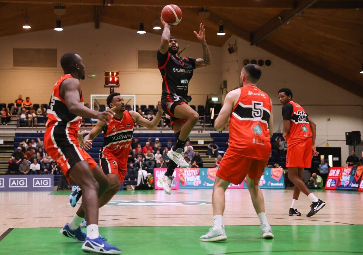 Ballincollig BC vs Killester BC: Ballincollig's Latrell Jossell Ballincollig BC vs Killester BC: Ballincollig's Latrell Jossell