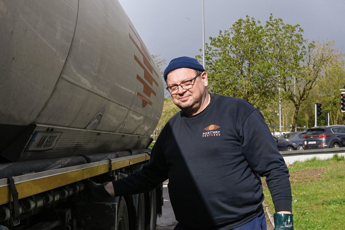 Adam Mudy had travelled from Dublin to make fuel deliveries in Cork. Picture: Noel Sweeney Adam Mudy had travelled from Dublin to make fuel deliveries in Cork. Picture: Noel Sweeney