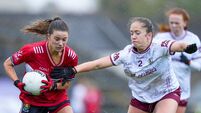 Inpho Leah Hallihan is tackled by Ríona Quinn 11/4/2026