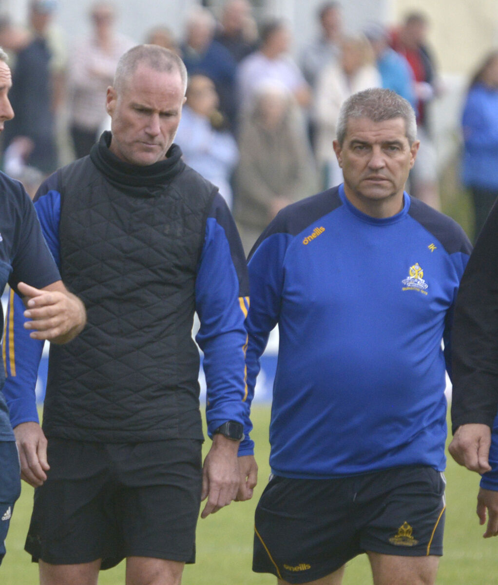 St Finbarr's selector Ian Keeler (right) with manager Brian Roche. Picture: Denis Boyle
