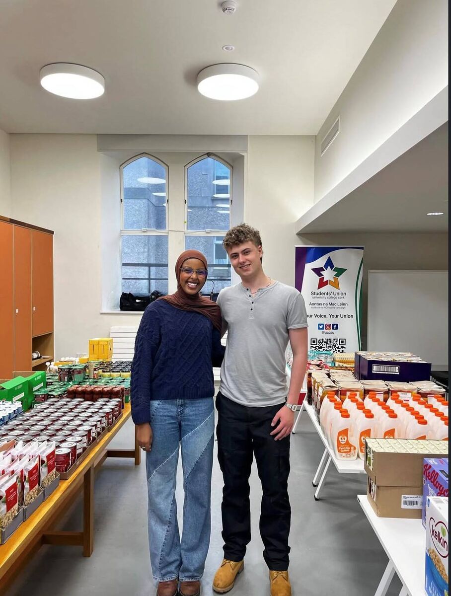 Sumaya and Cian at the Pantry. Picture: Cian Walsh.jpg Sumaya and Cian at the Pantry. Picture: Cian Walsh.jpg